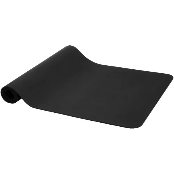 Virabha recycled TPE yoga mat Solid black