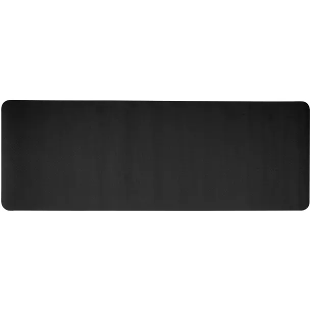 Virabha recycled TPE yoga mat Solid black