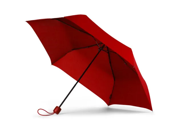 CAMPOS PLUS foldable umbrella with manual opening - CASTELLI Red