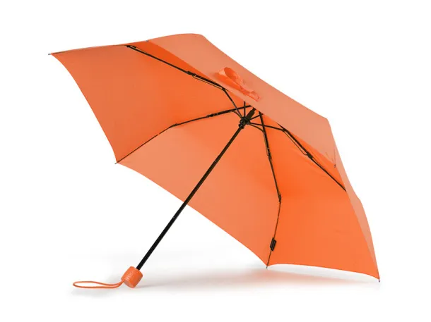 CAMPOS PLUS foldable umbrella with manual opening - CASTELLI Orange