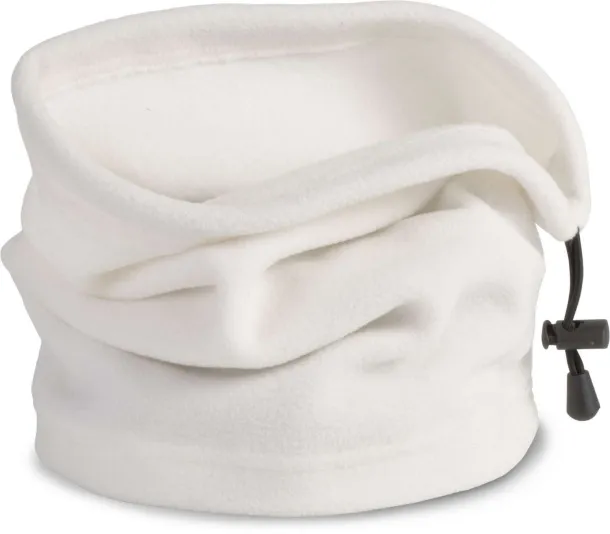  POLAR FLEECE NECKWARMER - K-UP White