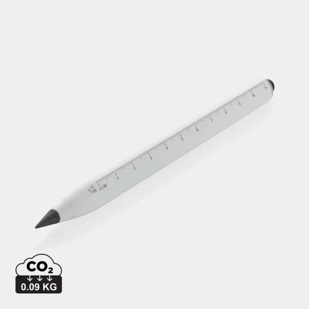  Eon RCS recycled aluminum infinity multitasking pen - XD Xclusive White 