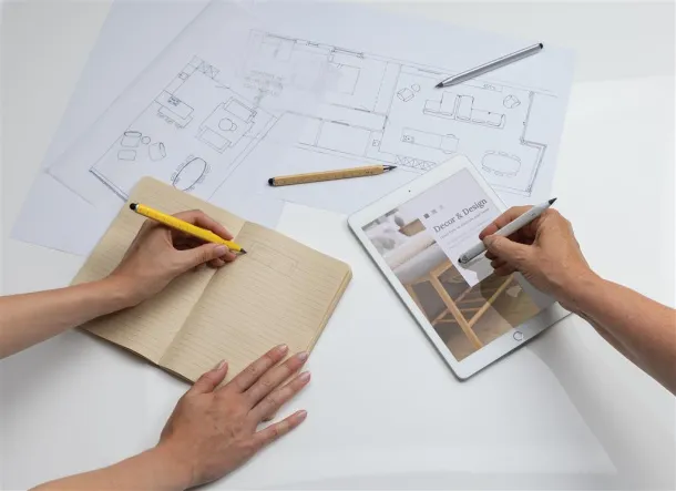  Eon beskonačna višenamjenska olovka od RCS recikliranog aluminija - XD Xclusive Žuta 