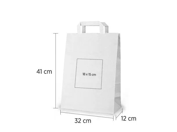 POPPY paper bag White