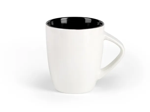 LILLY porculanska šalica, 300 ml - CASTELLI Crna