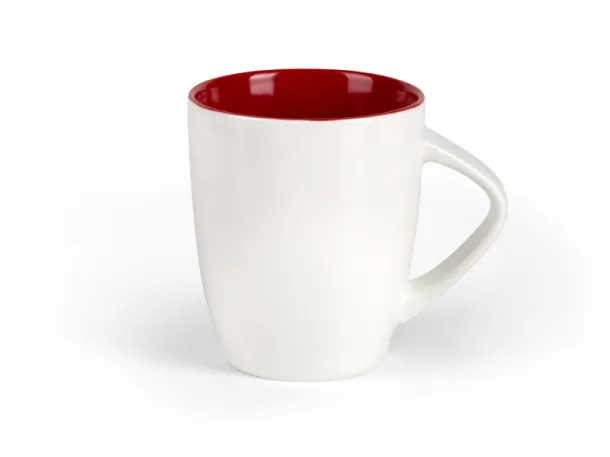 LILLY porculanska šalica, 300 ml - CASTELLI Crvena