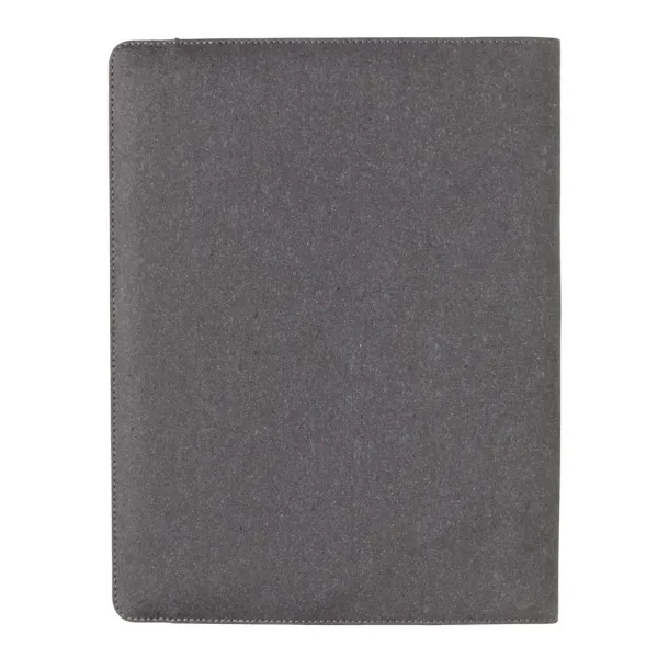  Recycled leather portfolio A4 - XD Collection Grey 