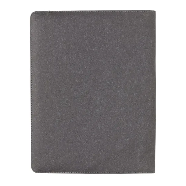  Recycled leather portfolio A4 - XD Collection Grey 