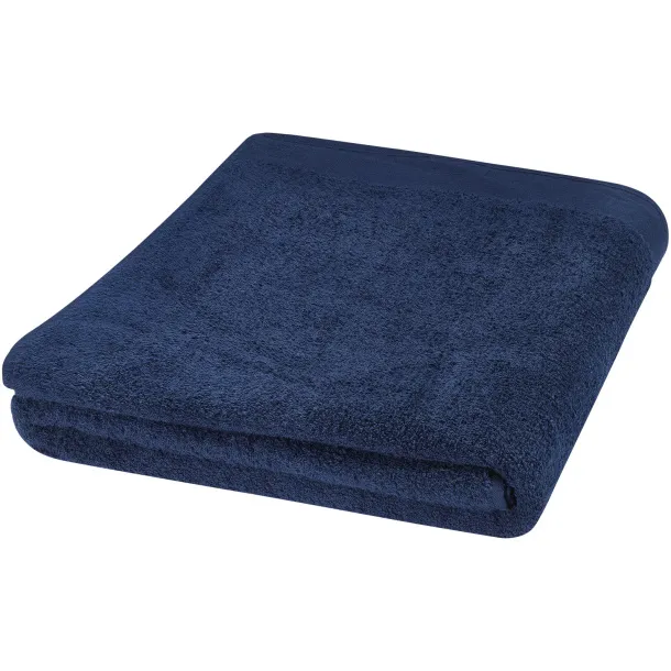 Riley 550 g/m² cotton bath towel 100x180 cm - Seasons Navy Blue