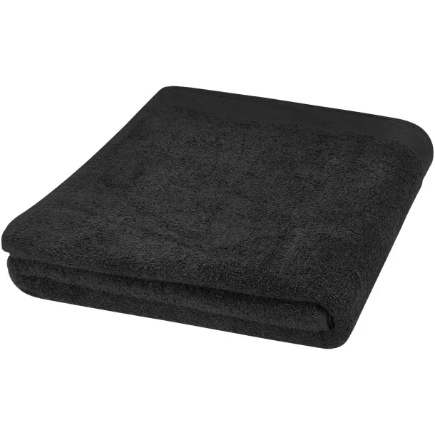 Riley 550 g/m² cotton bath towel 100x180 cm - Seasons Crna