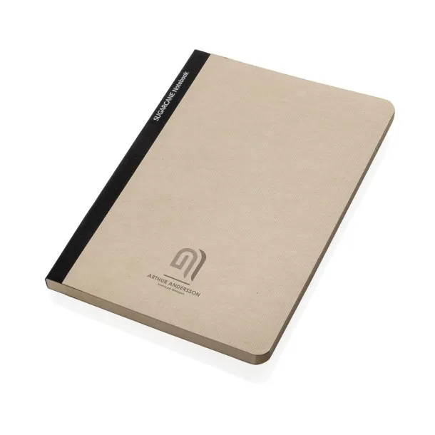  Stylo notes s koricama od šećerne trske, A5 - XD Collection Crna 