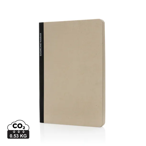  Stylo notes s koricama od šećerne trske, A5 - XD Collection Crna 
