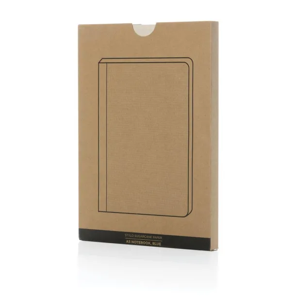  Stylo Sugarcane paper A5 Notebook - XD Collection blue 