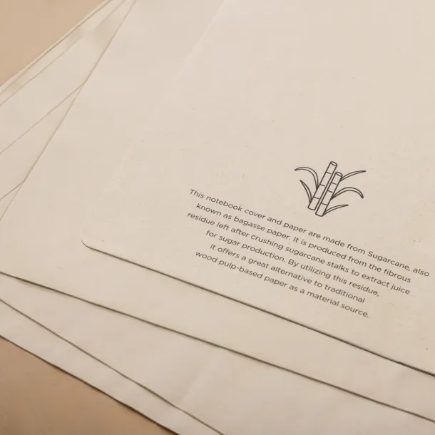  Stylo Sugarcane paper A5 Notebook - XD Collection Plava