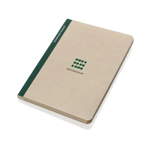  Stylo Sugarcane paper A5 Notebook - XD Collection Zelena