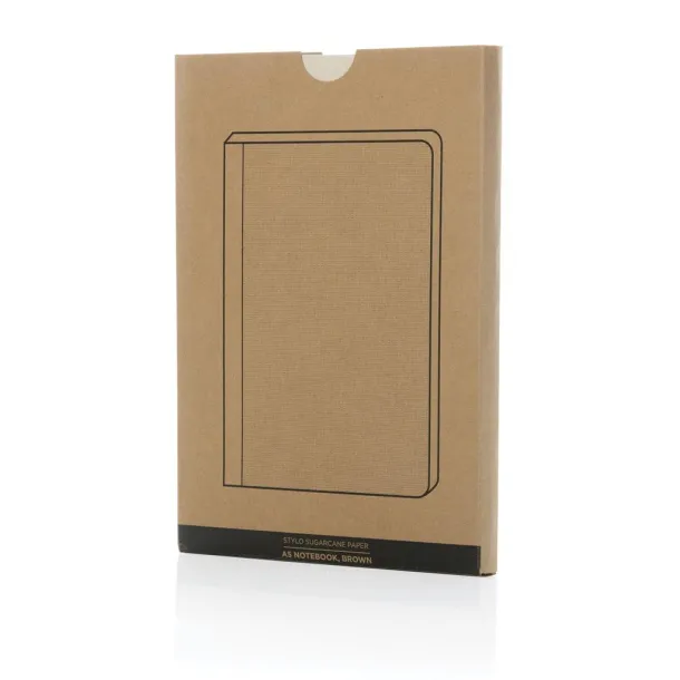  Stylo notes s koricama od šećerne trske, A5 - XD Collection brown
