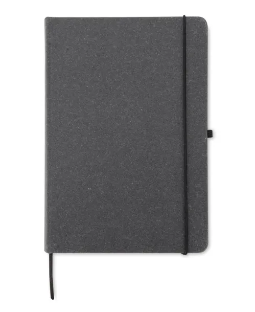 GLITZO Notebook in recycled PU,  A5 Crna