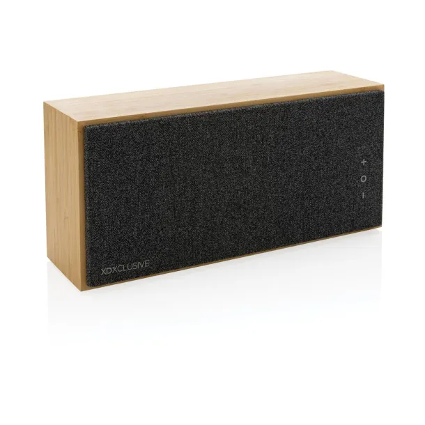  Wynn 20W FSC® bamboo wireless speaker - XD Xclusive Brown 