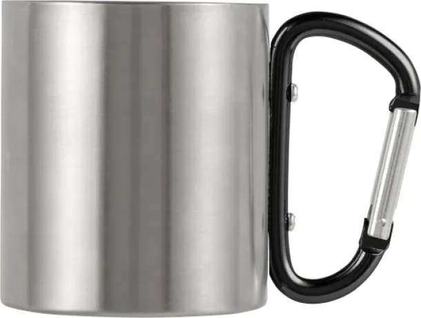  Stainless steel double walled mug Nella Crna