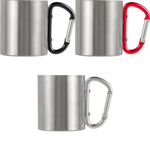  Stainless steel double walled mug Nella