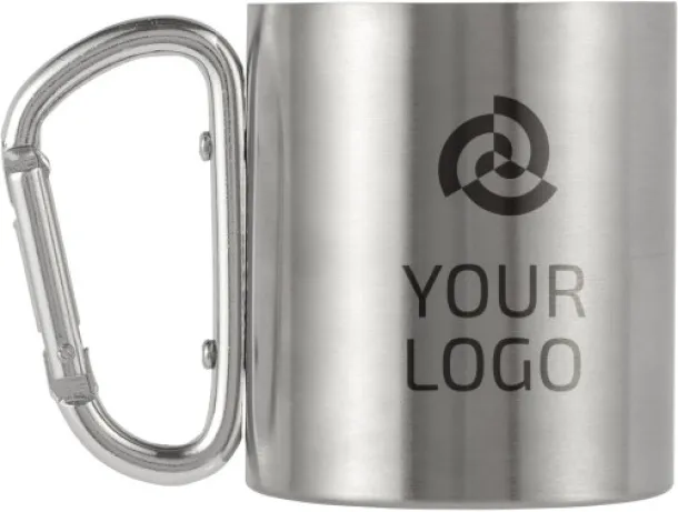  Stainless steel double walled mug Nella