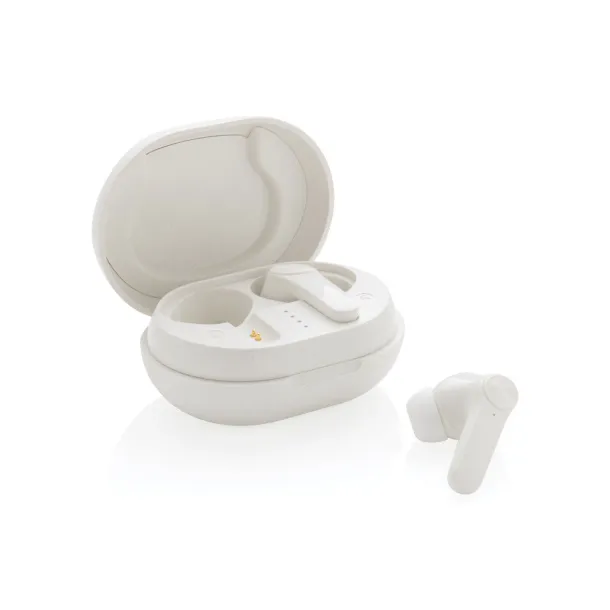  RCS standard recycled plastic TWS earbuds - XD Collection White 