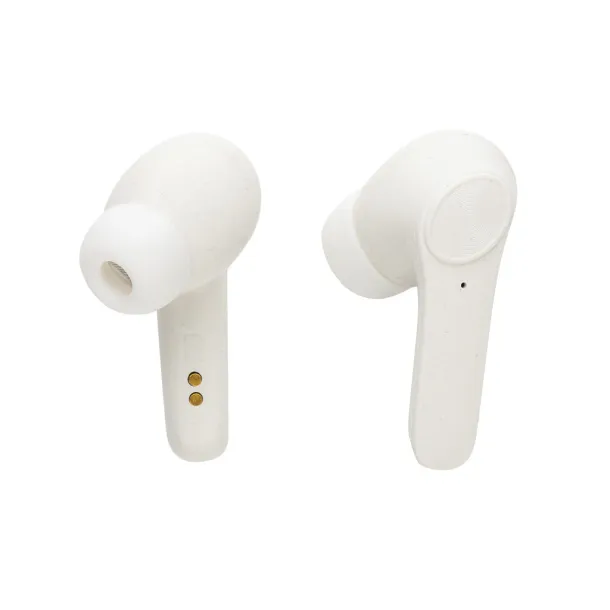  RCS standard recycled plastic TWS earbuds - XD Collection White 