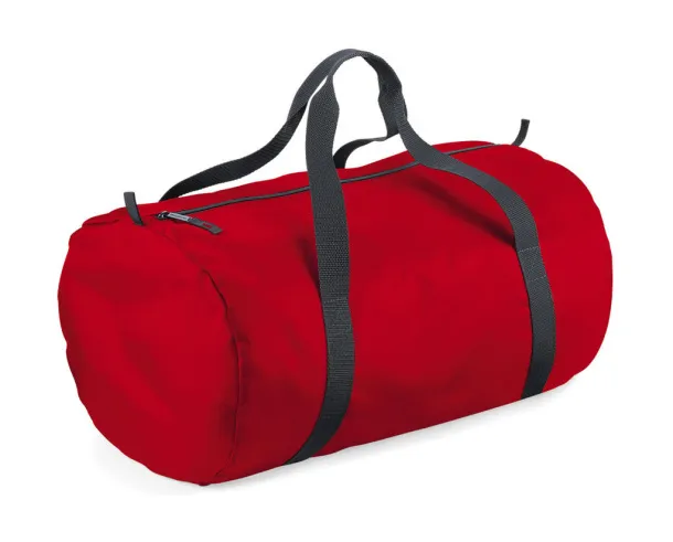  Packaway Barrel Bag - Bagbase Classic Red