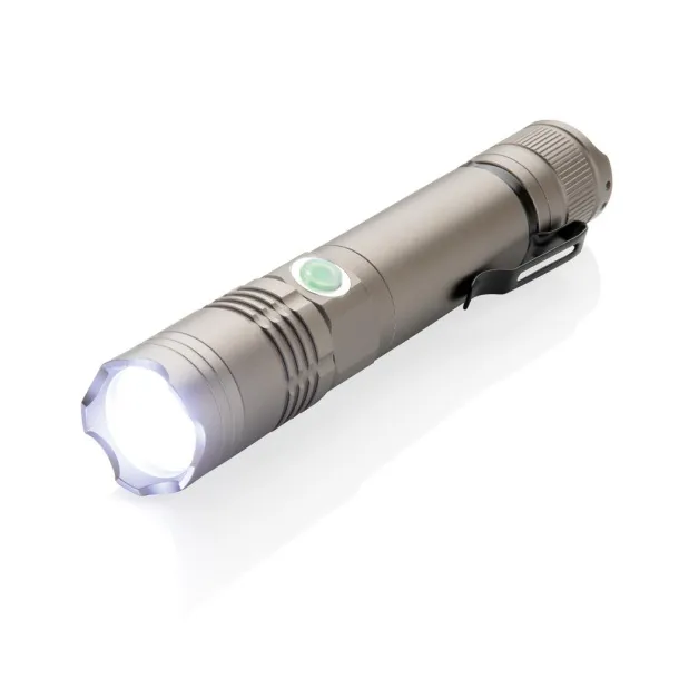  Re-chargable 3W flashlight - XD Collection Grey 