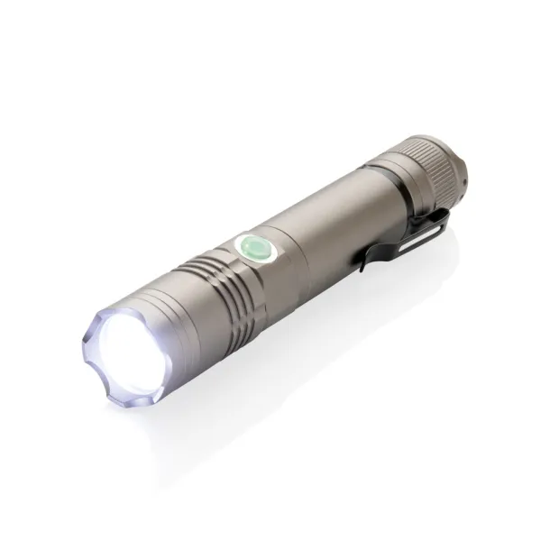  Re-chargable 3W flashlight - XD Collection Grey 