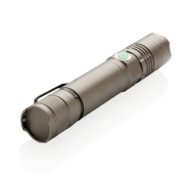  Re-chargable 3W flashlight - XD Collection Grey 