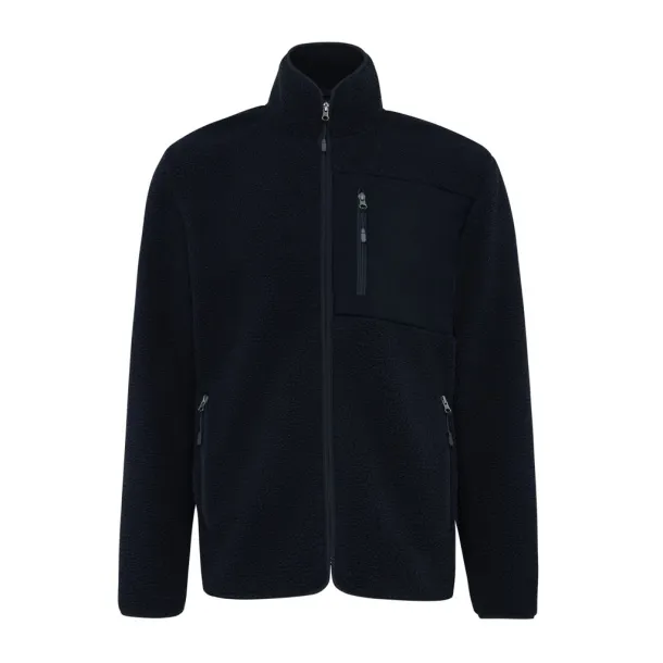  Iqoniq Diran recycled polyester pile fleece jacket - iqoniq Black 