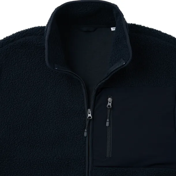  Iqoniq Diran recycled polyester pile fleece jacket - iqoniq Black 