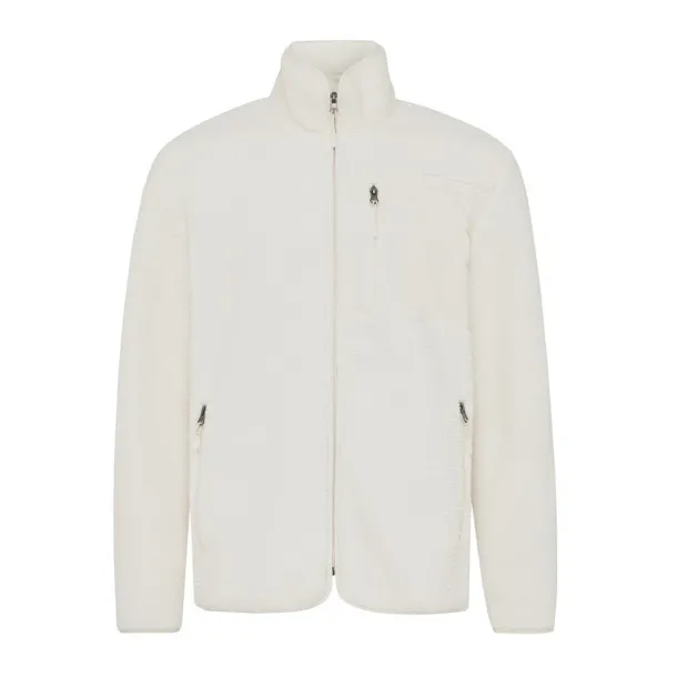  Iqoniq Diran recycled polyester pile fleece jacket - iqoniq Prirodna