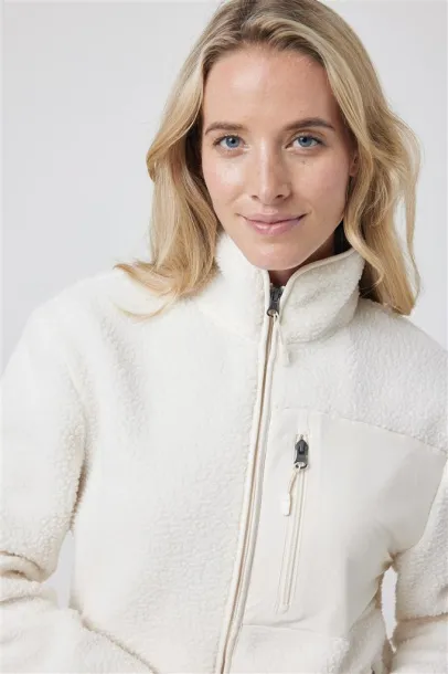  Iqoniq Diran recycled polyester pile fleece jacket - iqoniq Prirodna