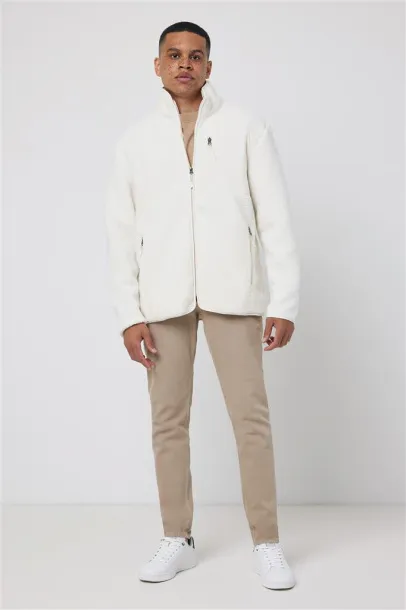  Iqoniq Diran recycled polyester pile fleece jacket - iqoniq Prirodna