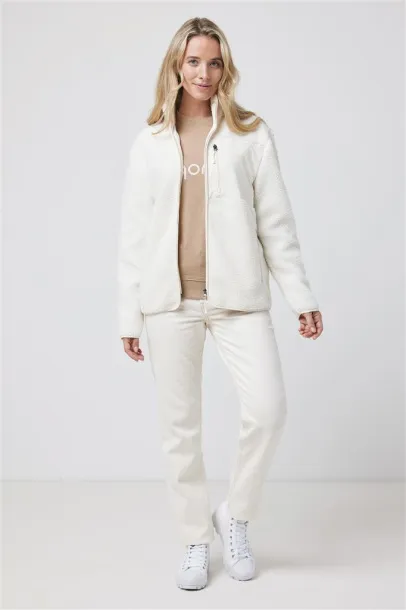  Iqoniq Diran recycled polyester pile fleece jacket - iqoniq Prirodna