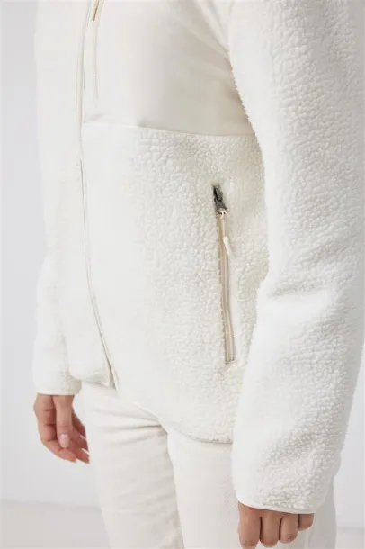  Iqoniq Diran recycled polyester pile fleece jacket - iqoniq Prirodna