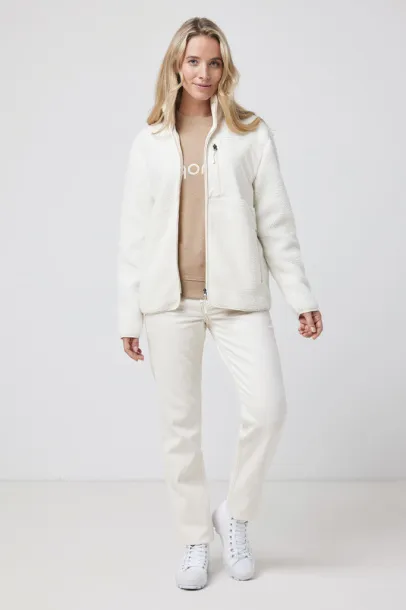  Iqoniq Diran recycled polyester pile fleece jacket - iqoniq Prirodna