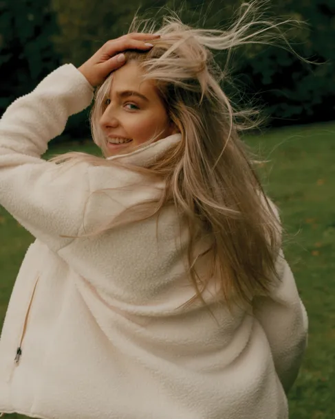  Iqoniq Diran unisex flis jakna od recikliranog poliestera - iqoniq Prirodna