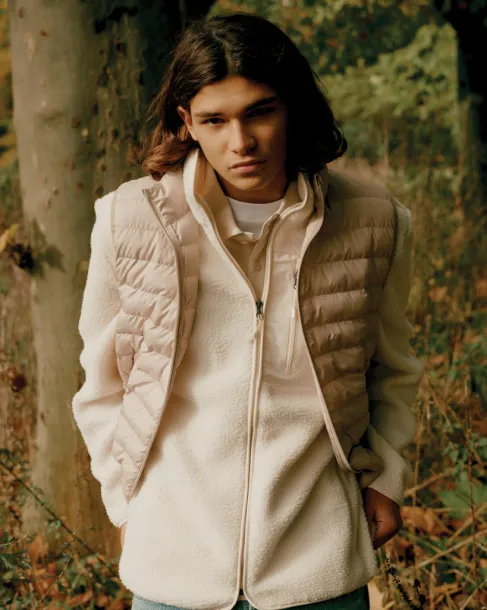  Iqoniq Diran recycled polyester pile fleece jacket - iqoniq Prirodna