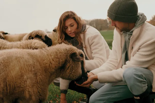  Iqoniq Diran recycled polyester pile fleece jacket - iqoniq Prirodna