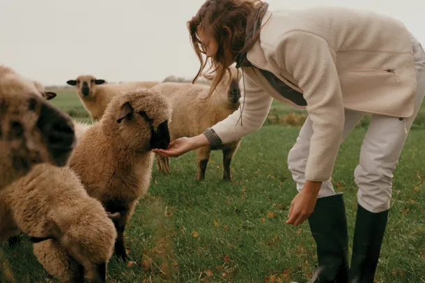  Iqoniq Diran recycled polyester pile fleece jacket - iqoniq Prirodna