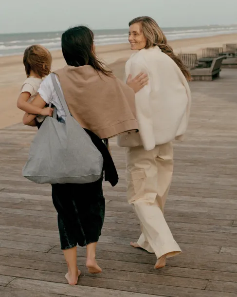  Iqoniq Diran unisex flis jakna od recikliranog poliestera - iqoniq Prirodna