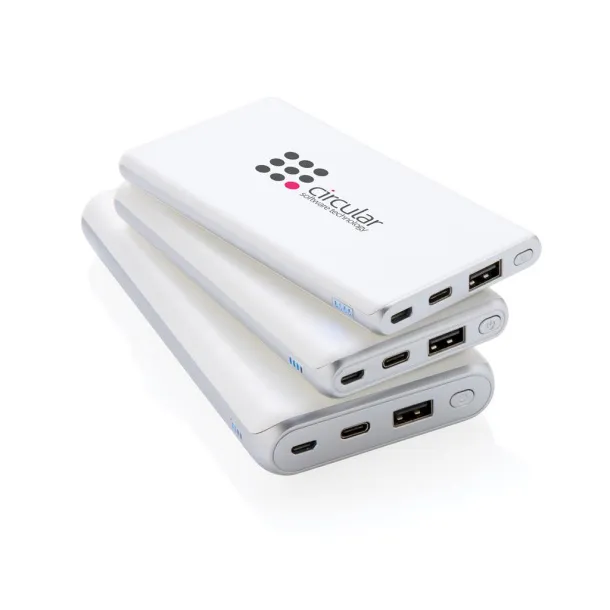  Ultra fast 10.000 mAh powerbank with PD - XD Collection White 