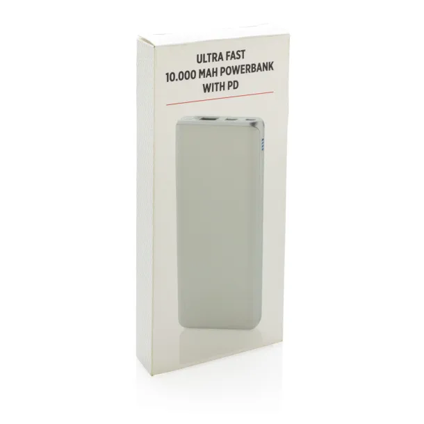  Ultra brza prijenosna baterija, 10 000 mAh - XD Collection Bijela