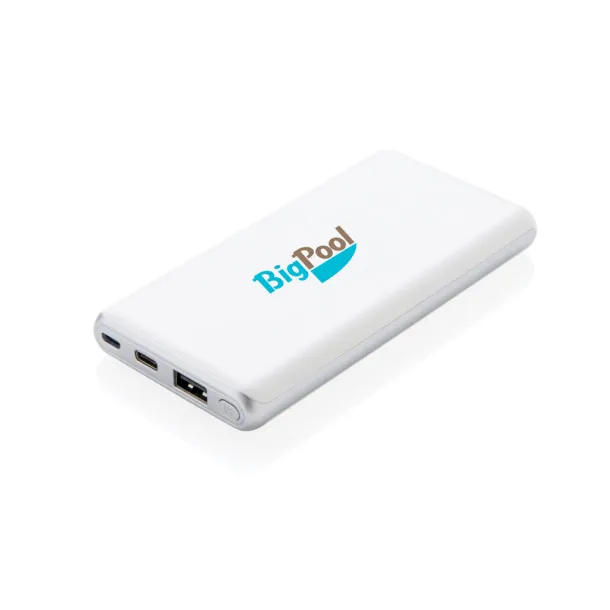  Ultra brza prijenosna baterija, 10 000 mAh - XD Collection Bijela