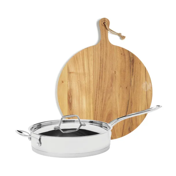  VINGA Buscot Round Serving Board - Vinga Brown 