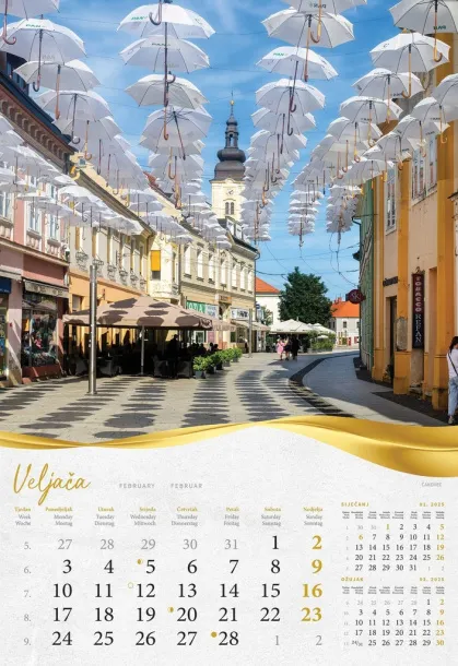  "BAJKOVITO ZAGORJE I MEĐIMURJE" color calendar Color