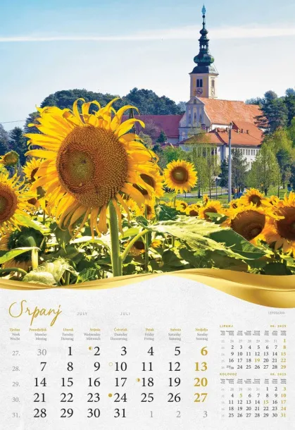  "BAJKOVITO ZAGORJE I MEĐIMURJE" color calendar Color